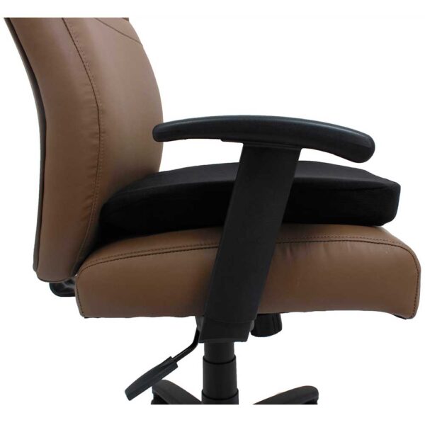 Cojín de asiento de espuma viscoelástica de gel refrescante negro Alera