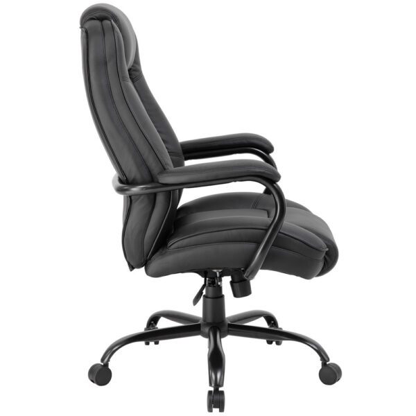 Silla ejecutiva Boss B992-BK Black LeatherPlus Heavy Duty