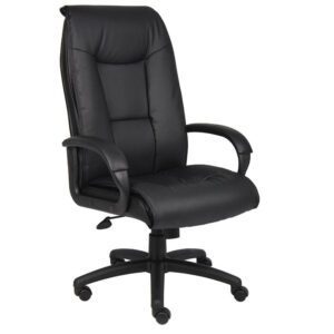 Silla Boss ejecutiva alta de cuero B7601